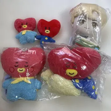 BTS V 테테 태현 타타 TATA 봉제 인형 마스코트 세트