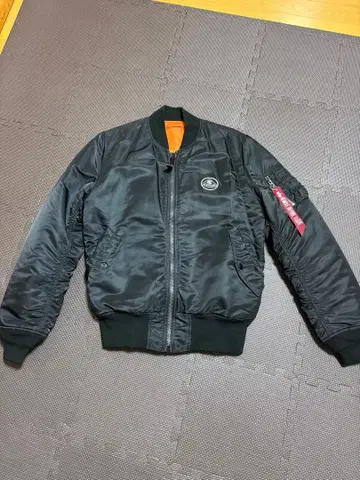 알파인더스트리 x 로터스 콜라보 ma-1 XL 블랙