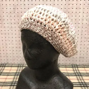 레트로 메르헨 코지 구제 의류 잡화 핸드메이드 믹스 니트 베레모