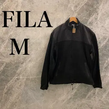 [새상품급] FILA 휠라 플리스 자켓 남성용 M 블랙 속기모