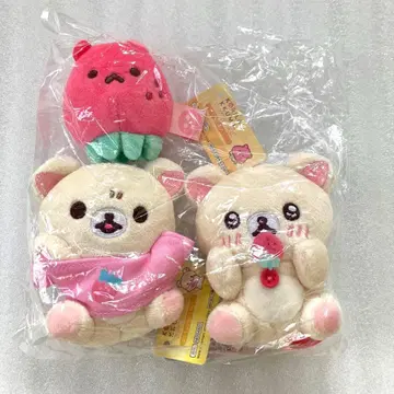 코리락쿠마 딸기 없는 하루 테노리 봉제 인형 T셔츠 반짝반짝 리락쿠마