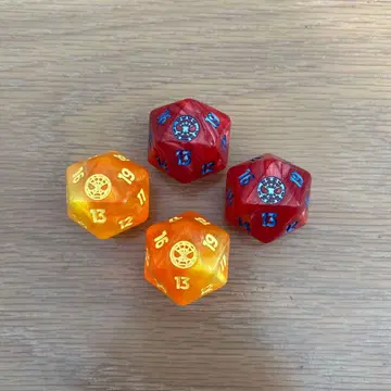 MTG 스파이더맨 20면 다이스 4개 세트