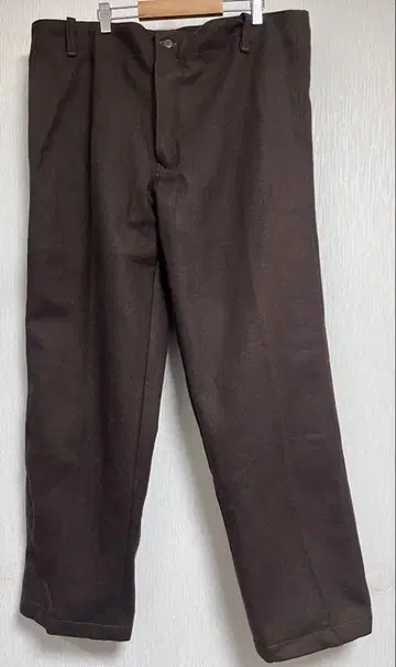 이탈리아군 호스피탈 울 팬츠 브라운 데드스탁 size 2