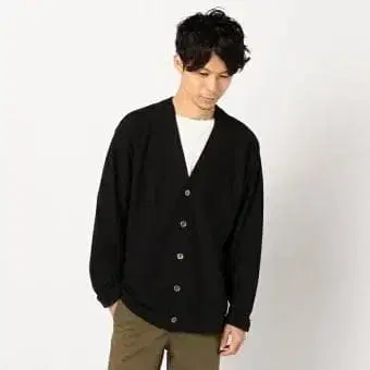 handvaerk 핸드버그 V넥 피케 가디건