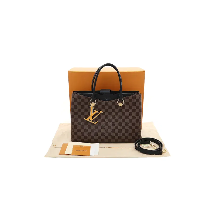 路易威登（LV）Riverside Damier Ebene手袋