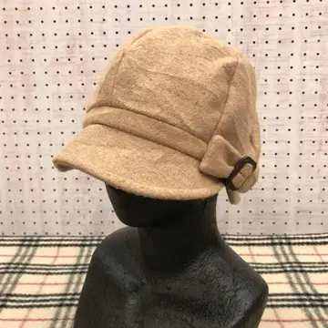 레트로 트레디셔널 걸리시 Tulipian 벨트 디자인 헌팅 캡