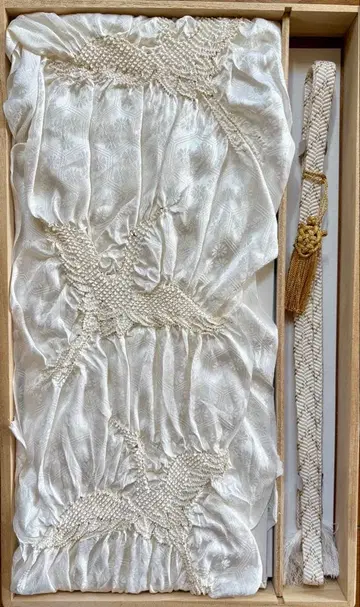 시로무쿠용 일본 정통의상 소품 오비 장식 천 허리띠