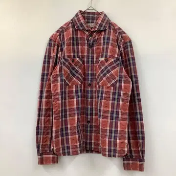 THE FLAT HEAD 플랫 헤드 긴팔 체크 셔츠