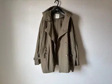 ACUTA 밀리터리 후드 블루종 숏코트