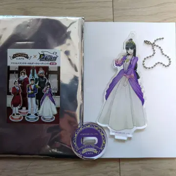 캡콤 카페 x 역전재판 트레이딩 아크릴 스탠드 키링 아야사토 마요이