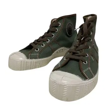 빈티지 밀리터리 데드스탁 체코군 하이컷 스니커즈 신발