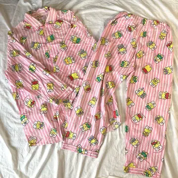 레어 레트로 케로피 파자마 상하의 세트