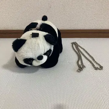 팬더 봉제 인형형 가방 체인 포함 kyo-1