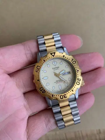 Ricoh 리코 Limelight 다이버 워치 20기압