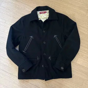 새상품급 하이드앤시크 울 코트 멜톤 자켓 p코트 기무라 타쿠야