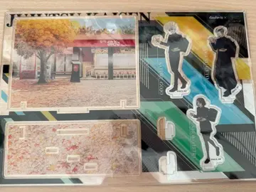 주술회전 긴타코 콜라보 메인 비주얼 디오라마 아크릴 스탠드 회옥 옥절