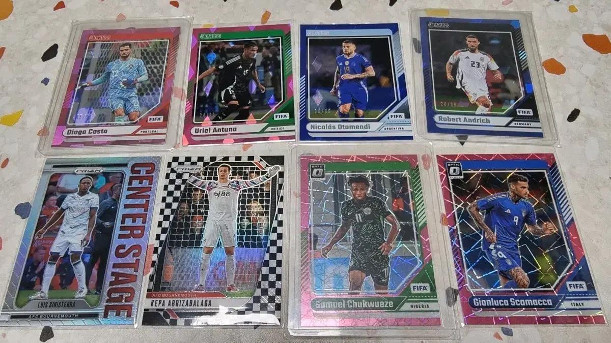 축구 카드 Prizm / Donruss / Optic 모음