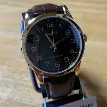 새상품 카시오 CASIO 쿼츠 남성용 손목시계 MTP-V001GL-1B