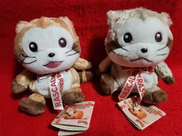 너구리 라스칼 나른한 라스칼 봉제 인형 2종 세계 명작 극장