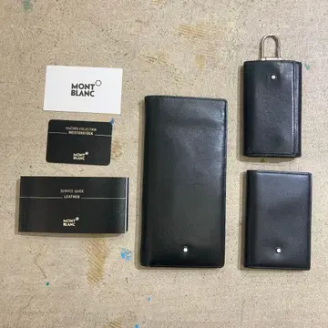 MONTBLANC 블랙 장지갑, 키케이스, 카드 케이스