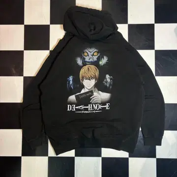 DEATH NOTE 풀오버 후드티 데스노트 키라&류크