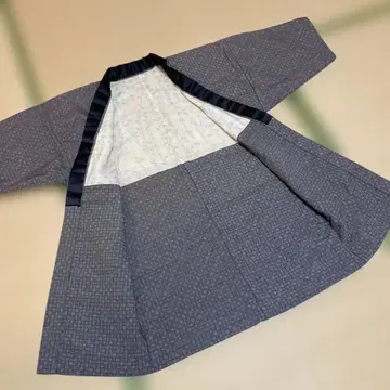 새상품급 반텐 도테라 면 넣은 일본식 방한복