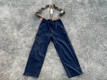동독군 M44 서스펜더 카고 팬츠 밀리터리 팬츠 네이비