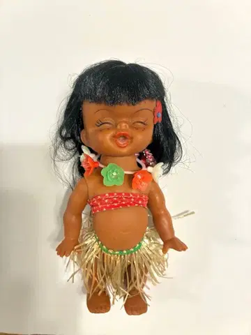 [마감 일괄 가격 인하] 하와이안 플라 인형 1960년 하와이안 앤티크