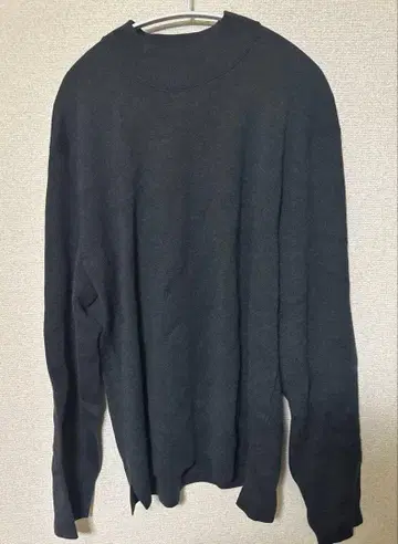 UNIQLO U 하이넥 스웨터 XXL 다크 그레이
