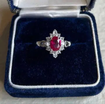 [ 홍 씨의 별 왕관 1980년대 스타일 루비 링 ] III