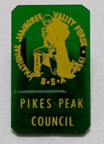 레어 1950s 보이 스카우트 네커치프 슬라이드 반다나 고정구