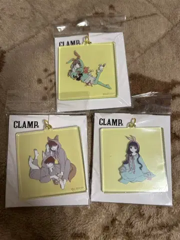 CLAMP 아크릴 키링 3세트