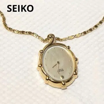 SEIKO 시계 쿼츠 목걸이 워치 여성용 빈티지