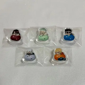 Dr.STONE 유라유라 후와민 아크릴 마스코트 5개 세트