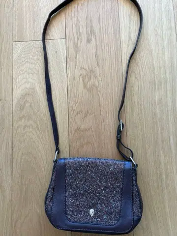 헬렌 카민스키 가죽 트위드 미니백 숄더백