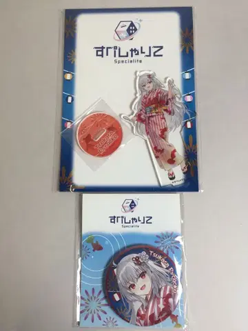 b-955 미개봉 스페셜리티 료코쿠츠카사 캔뱃지 아크릴 전 2종 세트
