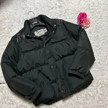 [ 금일 한정 ] 쇼트 USA 베스트 2Way 가죽 절개 다운 자켓