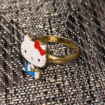 헬로키티 빈티지 SANRIO 산리오 사이즈 조절 가능 반지