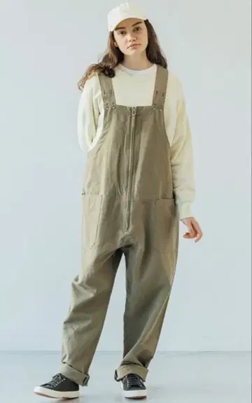 캡틴선샤인 데크 트라우저 오버롤