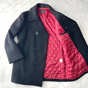 새상품급 뉴요커 피코트 퀼팅 멜톤 울 더블 브레스트