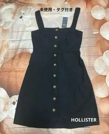 미사용 새상품 홀리스터 블랙 원피스 XS