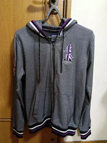 ADMIARAL x Men's Bigi 하운드투스 패턴 후드 부착 후드티