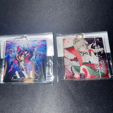 CHUNITHM 거미의 실 악곡 자켓 아크릴 키링 ANU 세트