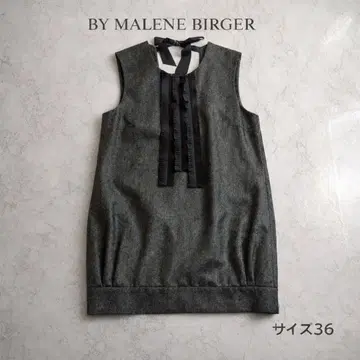 새상품급 BY MALENE BIRGER 슬리브리스 원피스 36