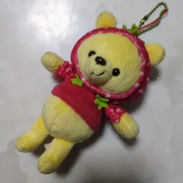 푸우 디즈니 스토어 딸기 인형옷 봉제 인형 마스코트