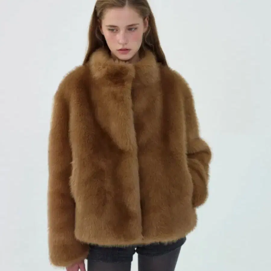 fijiii　MONOHA Fur half jacket MonoHa Fur Jacket New Product Fur Half Jacket #모노하,#모노하퍼