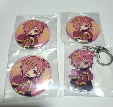 DMM 스크래치 지박소년 하나코 군 미츠바 캔뱃지 아크릴 키링