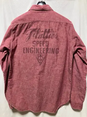 프리휠러스 샴브레이 셔츠 레드