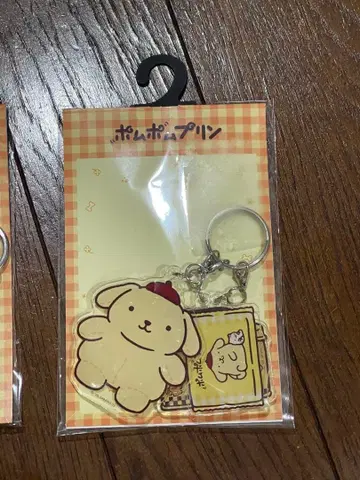 폼폼푸딩 참 키링 미사용 새상품