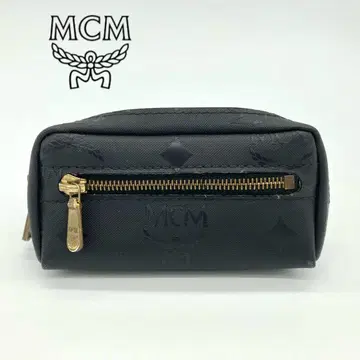 MCM 비세토스 동전 지갑 코인 케이스 나일론 블랙